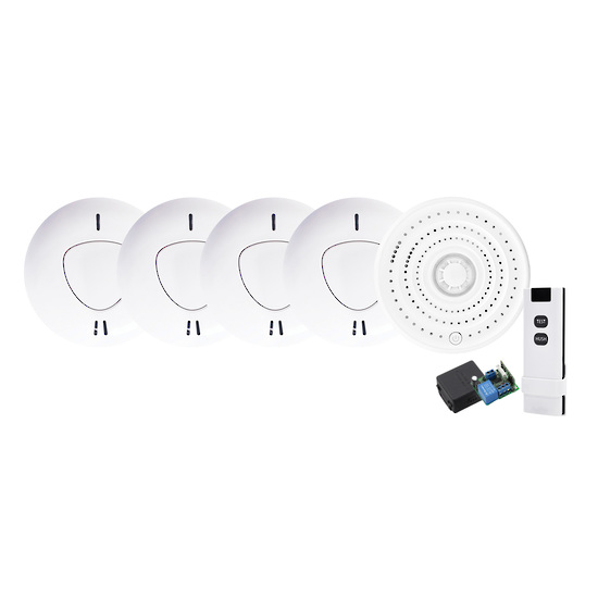 Arrowhead alarm sensors and smoke detector kit installed by JSK Electrical