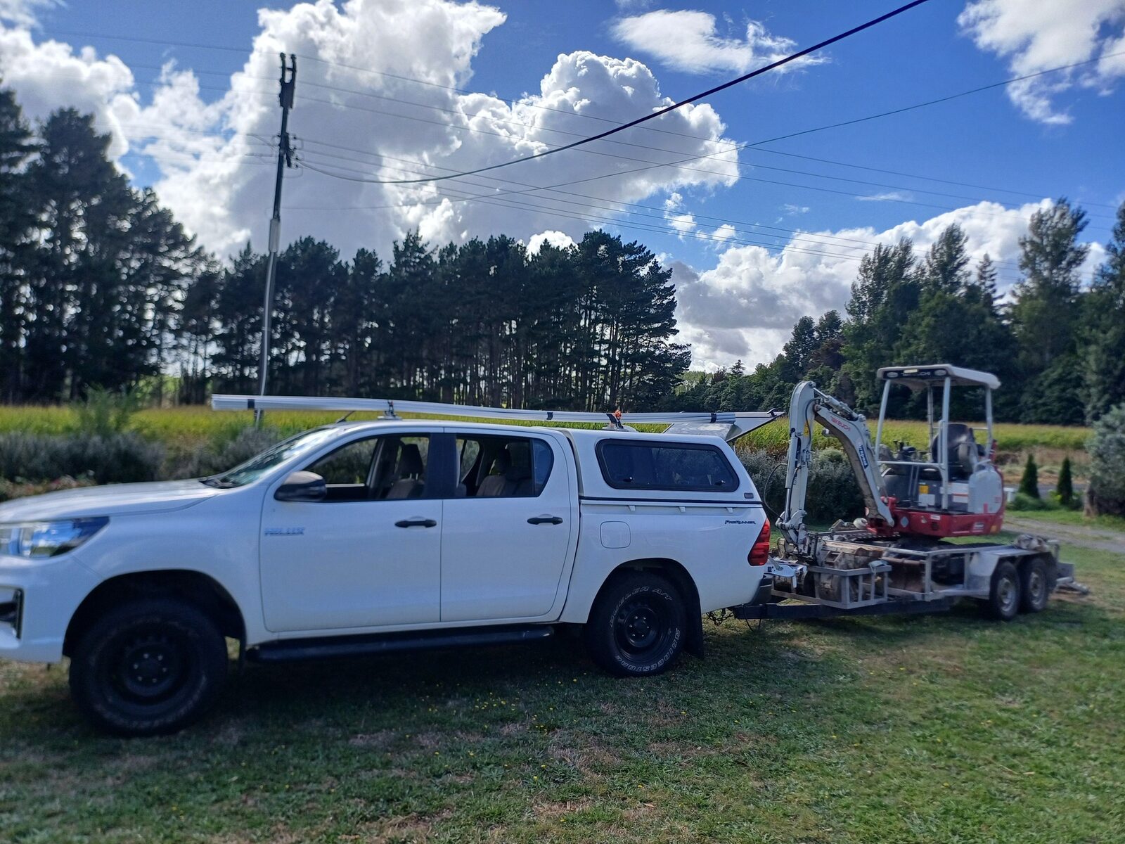 JSK Electrical on a job across the Waikato